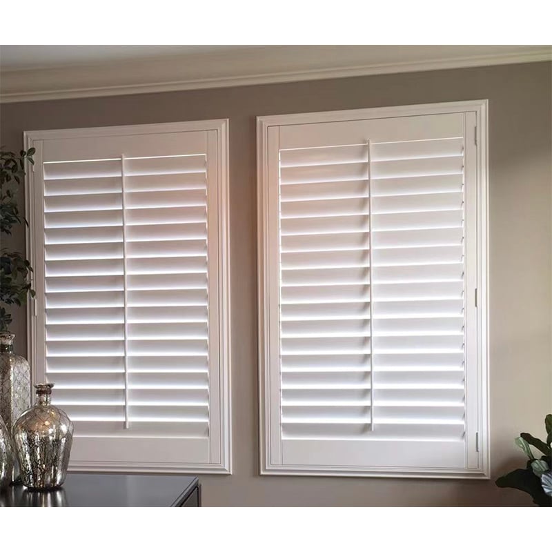 Single Or Double Leaf Hinges PVC Shutter